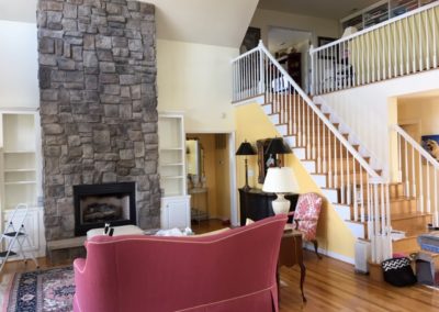 fireplace renovation residential great room